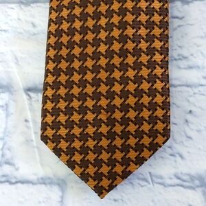 🔵BOGO FREE🔵 Steven Land Extra Long Houndstooth Tie Necktie